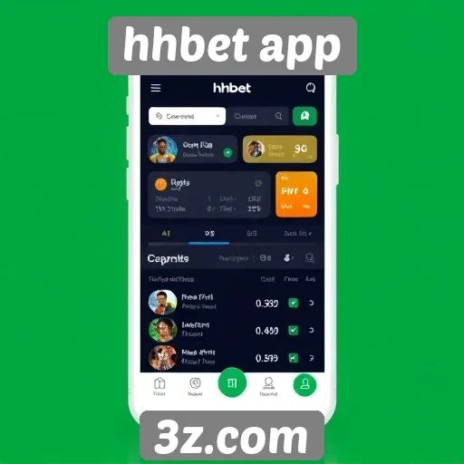 Interface do usuário do hhbet app em destaque